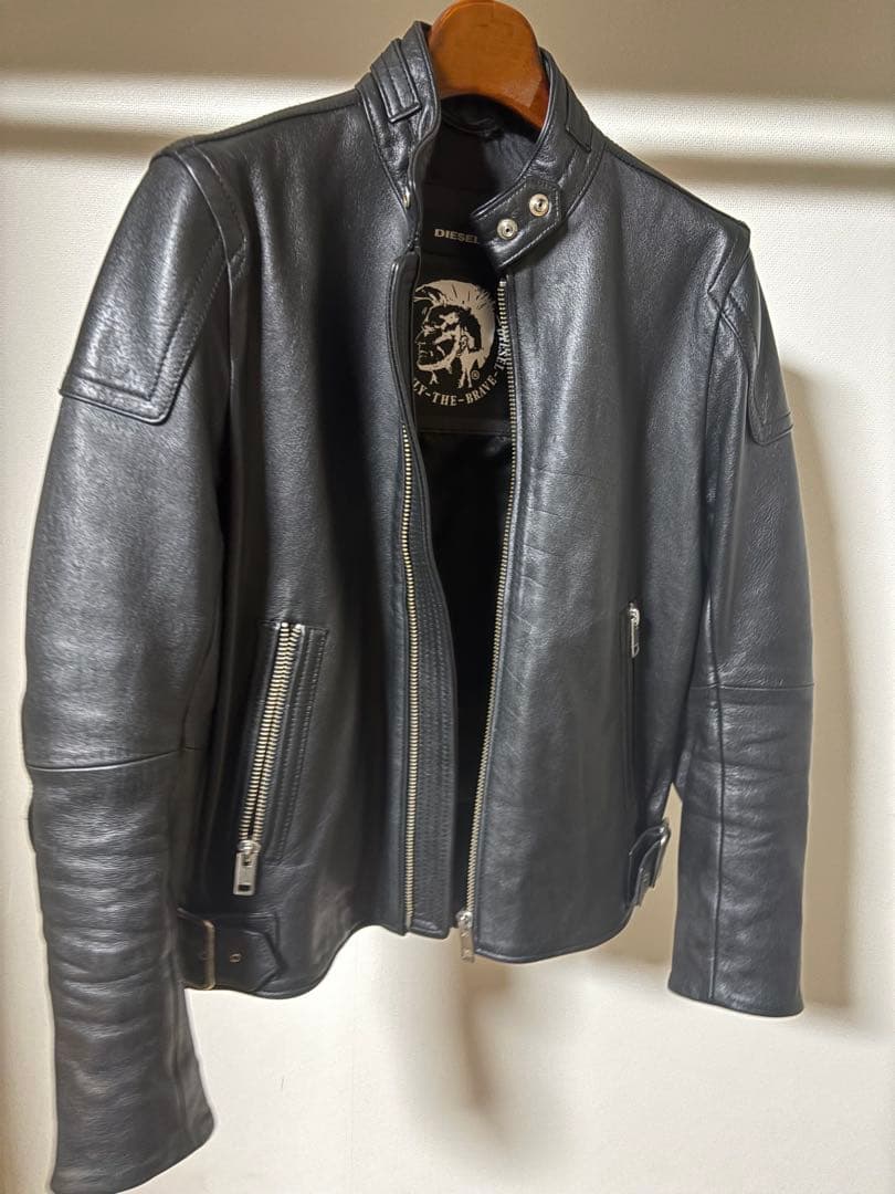 お値下げしました☆ディーゼル　シングルライダースジャケット
