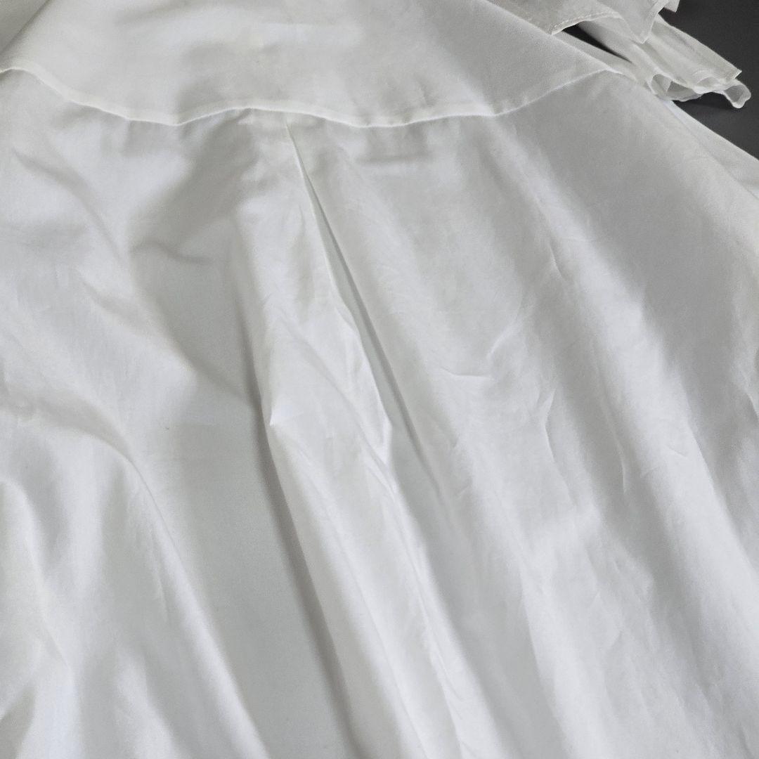 TOMORROWLAND　2024SS シフォンボウタイブラウス　ホワイト　36