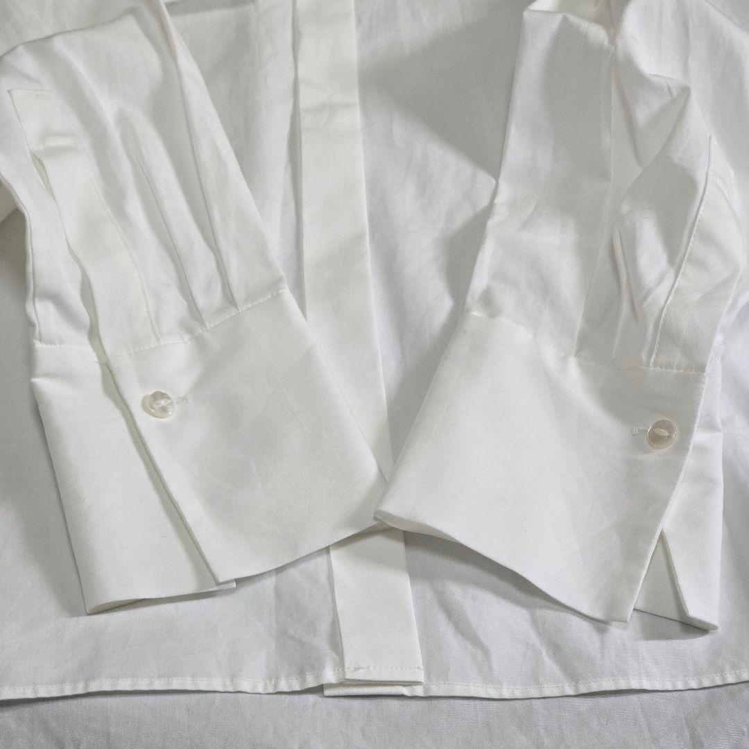 TOMORROWLAND　2024SS シフォンボウタイブラウス　ホワイト　36