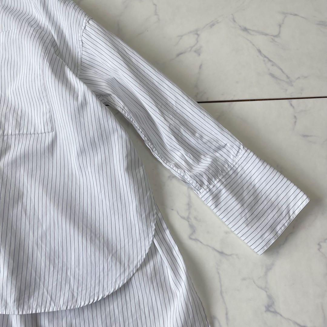 【美品】フレームワーク オーバーサイズ ストライプ シャツ ブラウス コットン