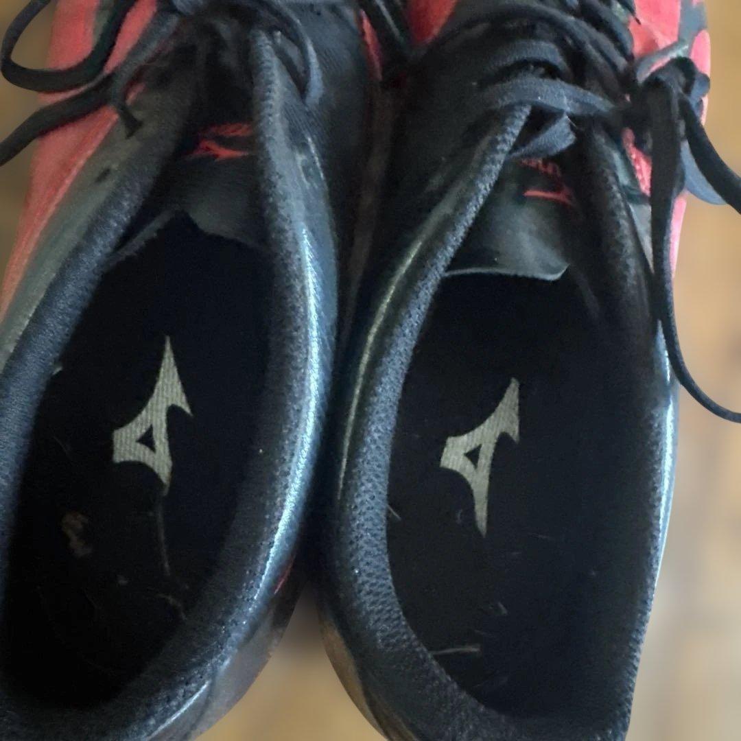 Mizuno サッカーシューズ 9.5 US レッド/ブラック