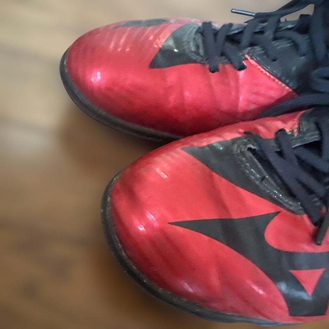 Mizuno サッカーシューズ 9.5 US レッド/ブラック