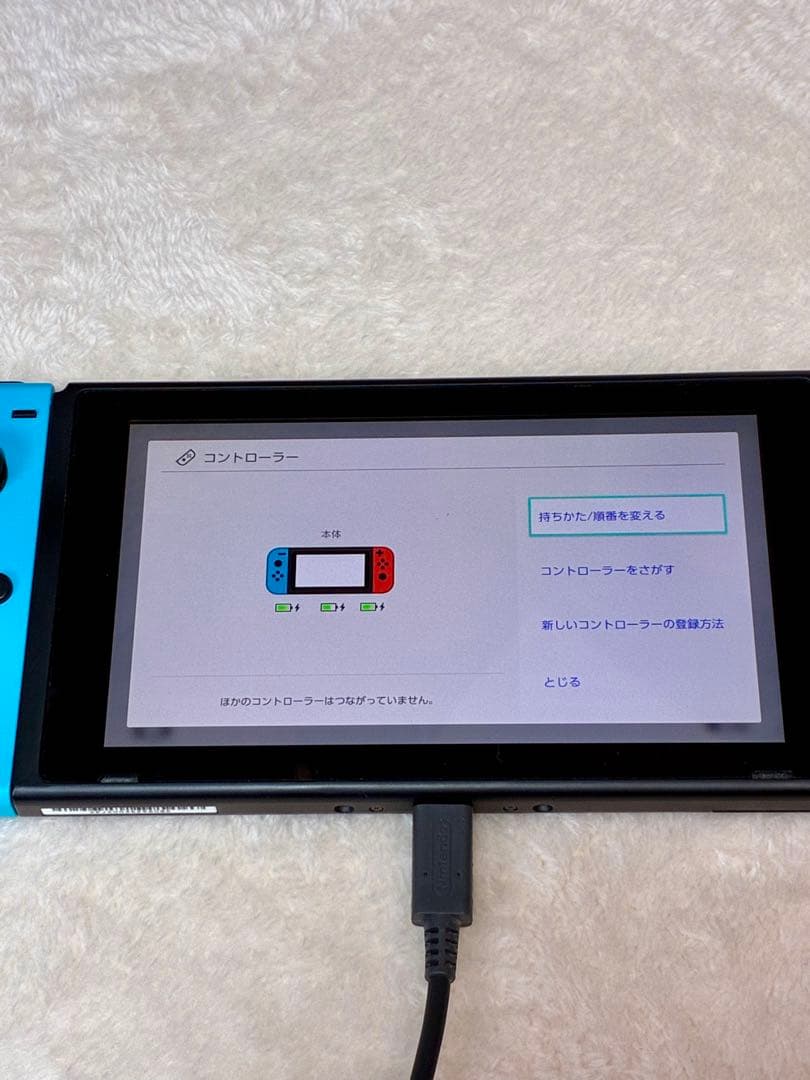 【液晶美品】Nintendo Switch バッテリー強化版　2021年製