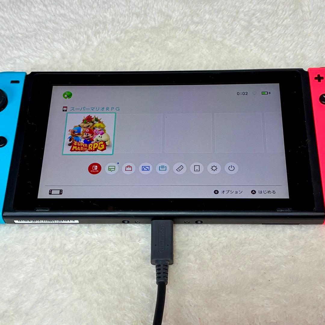 【液晶美品】Nintendo Switch バッテリー強化版　2021年製