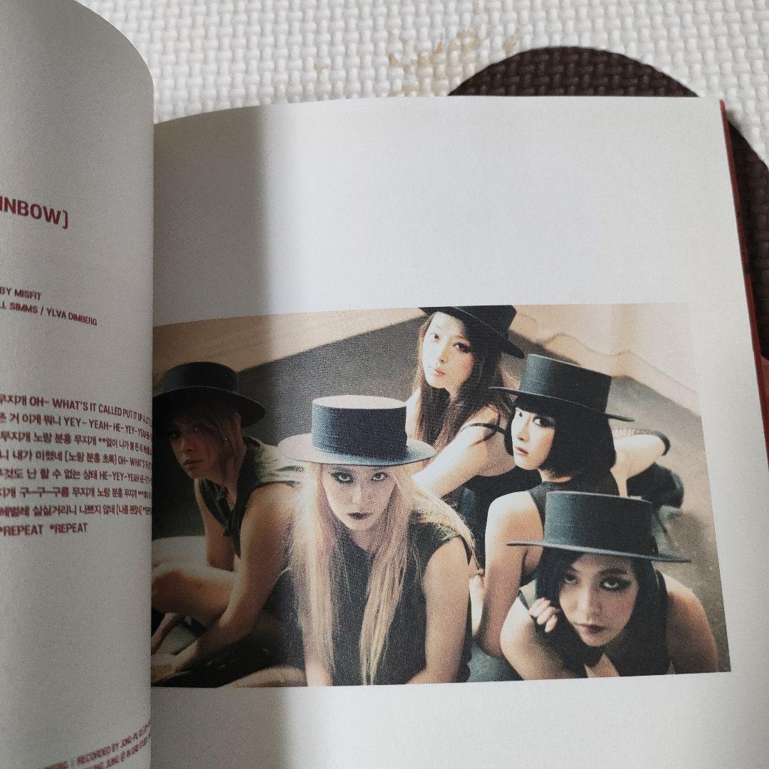 f(x) 【 RED LIGHT 】 韓国盤CD ステッカー トレカ付 ルナ