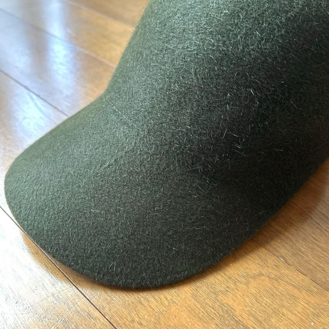 起毛ウールフェルト キャップ イタリア製 ISETAN MEN'S