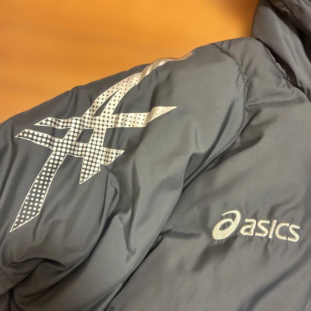 asics ベンチコート　ダウンロングコート　XA731N サイズO