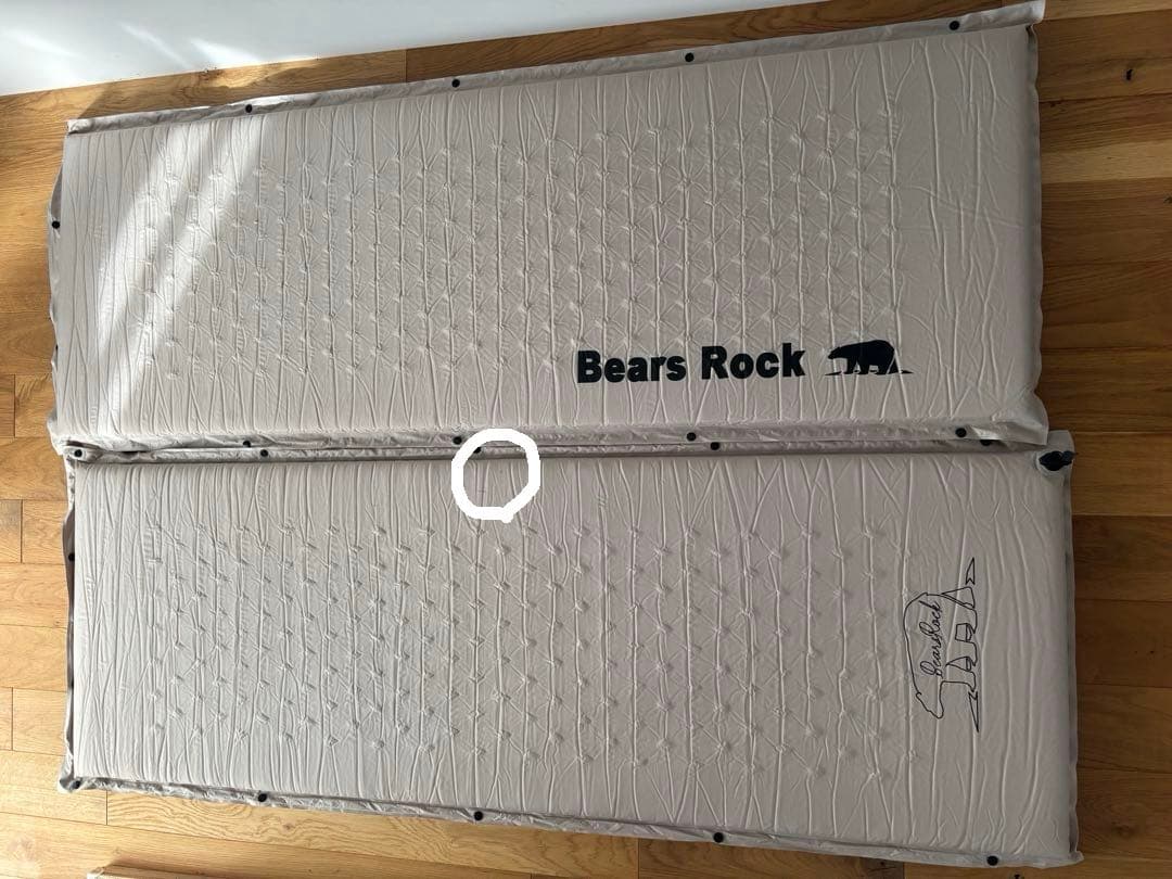 Bears Rock （アウトドア寝具）インフレーターマット2個セット/厚み5㎝