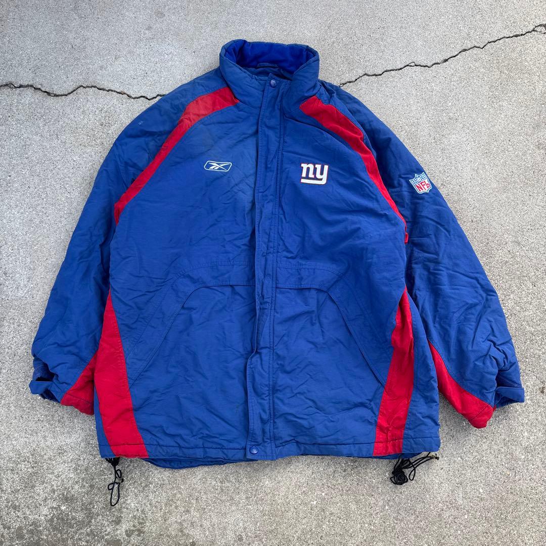 NFL Reebok New York Giants チームロゴ アウター 中綿