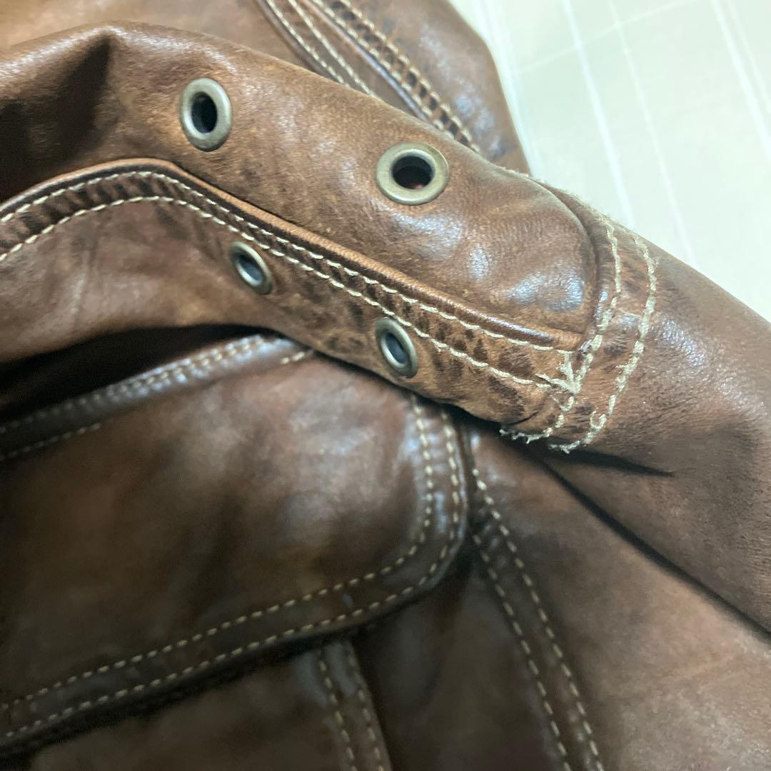 90sビンテージ ラルフローレン レザーハンティングジャケット Mサイズ