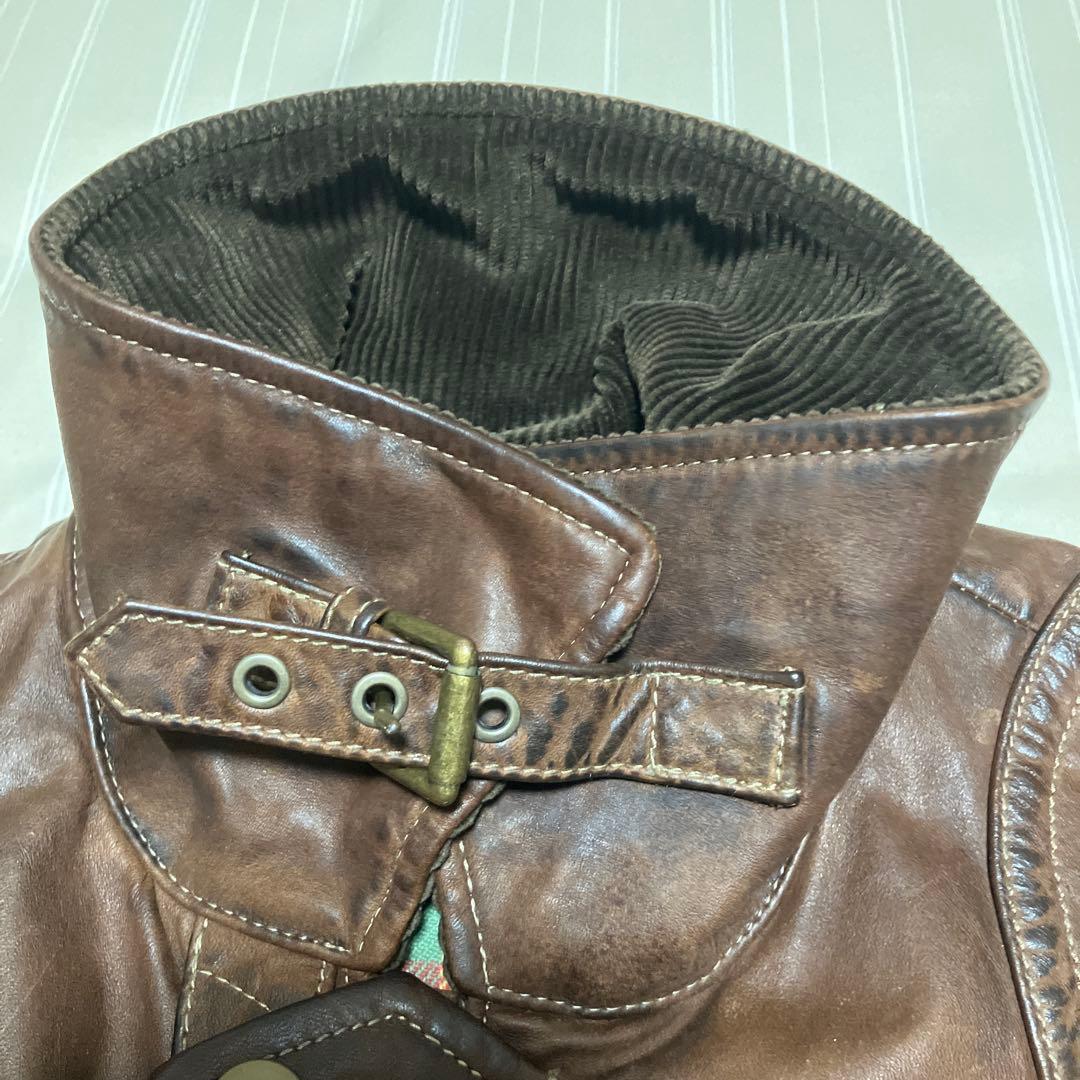 90sビンテージ ラルフローレン レザーハンティングジャケット Mサイズ