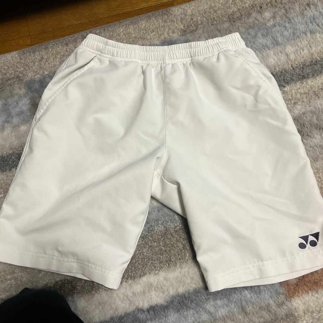 YONEX 赤 白 黄色 3枚セットショートパンツ JP S