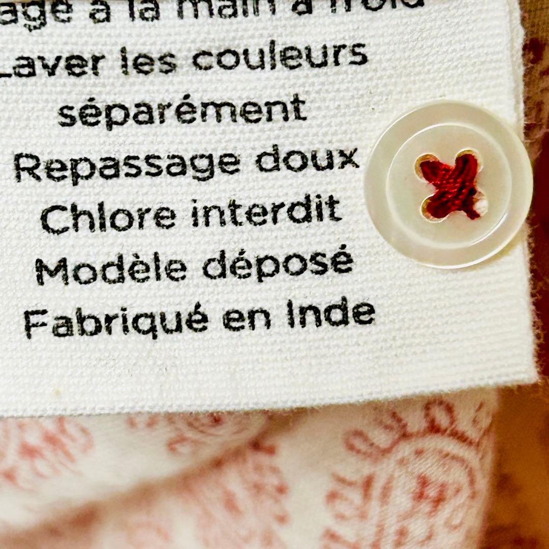 luxe別注 SCARLETTE ATELIERS ブロックプリントワンピース