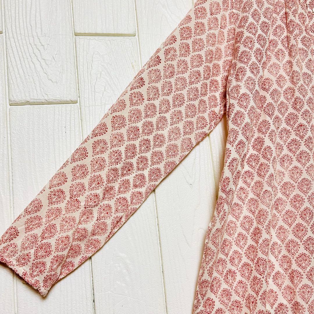 luxe別注 SCARLETTE ATELIERS ブロックプリントワンピース