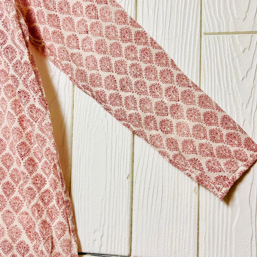 luxe別注 SCARLETTE ATELIERS ブロックプリントワンピース