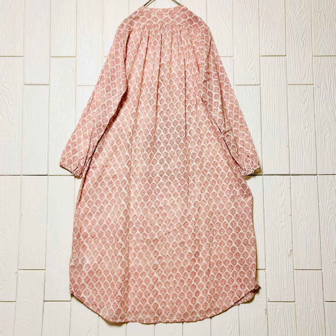 luxe別注 SCARLETTE ATELIERS ブロックプリントワンピース