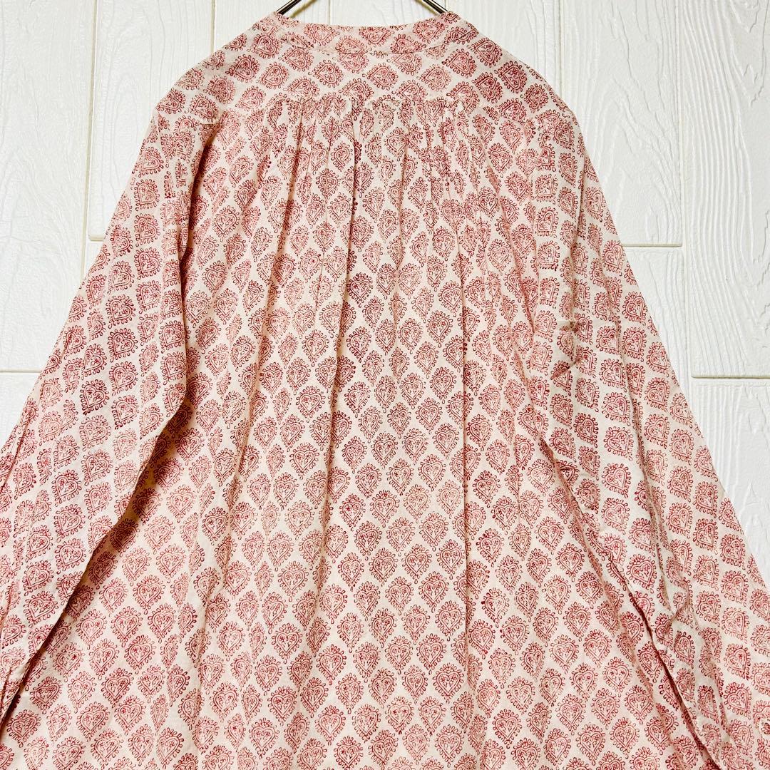 luxe別注 SCARLETTE ATELIERS ブロックプリントワンピース