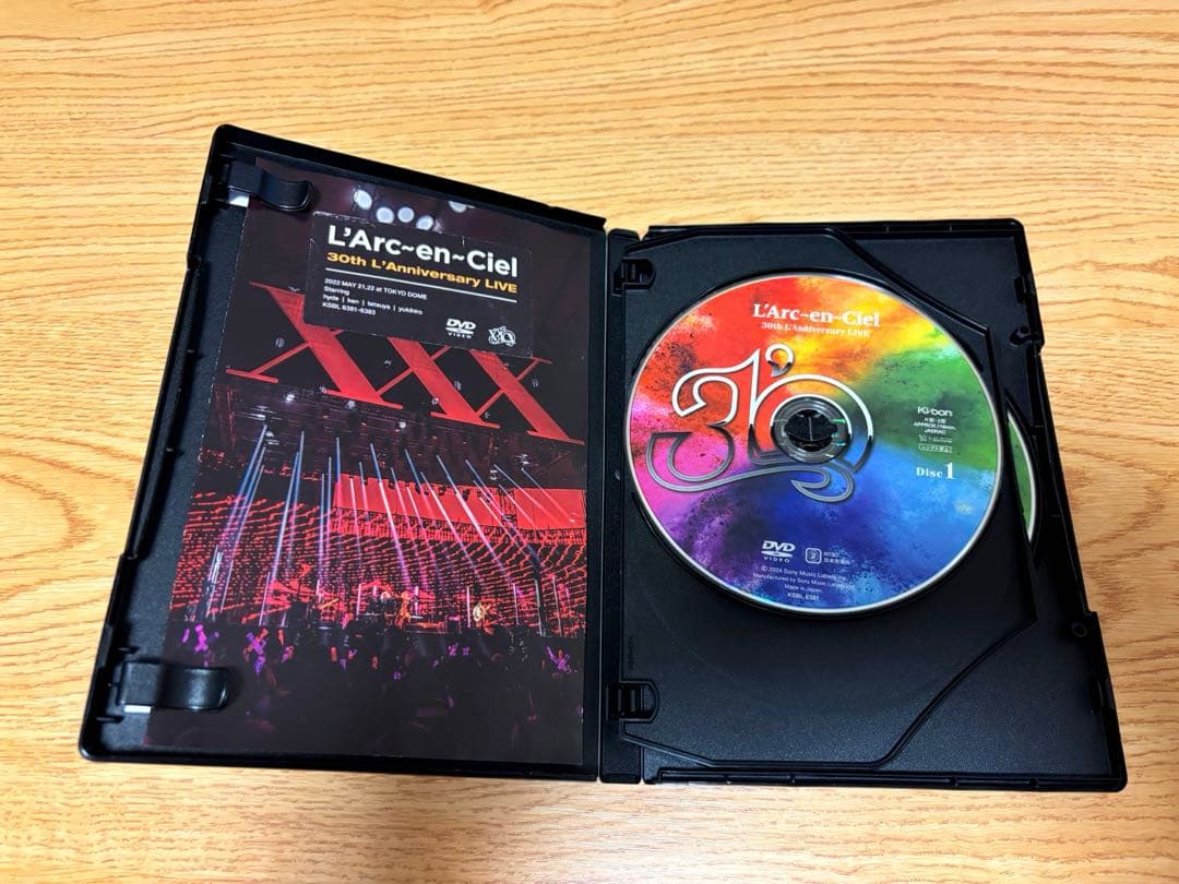 DVD L'Arc～en～Ciel 30th L'Anniversary 3枚組