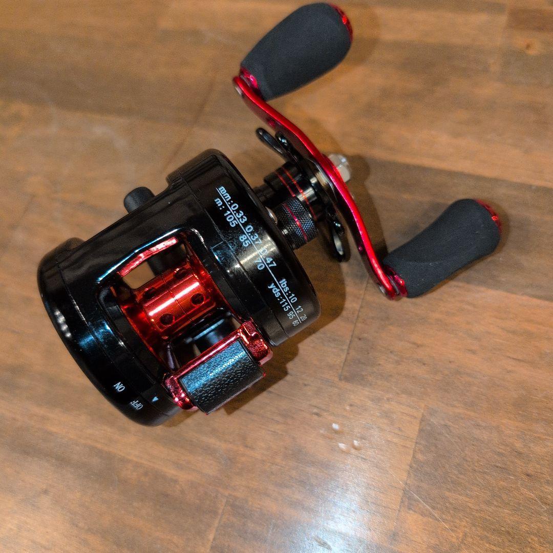 RX35　丸型　ベイトリール　マグネットブレーキ　5.2:1　ドラグ6キロ