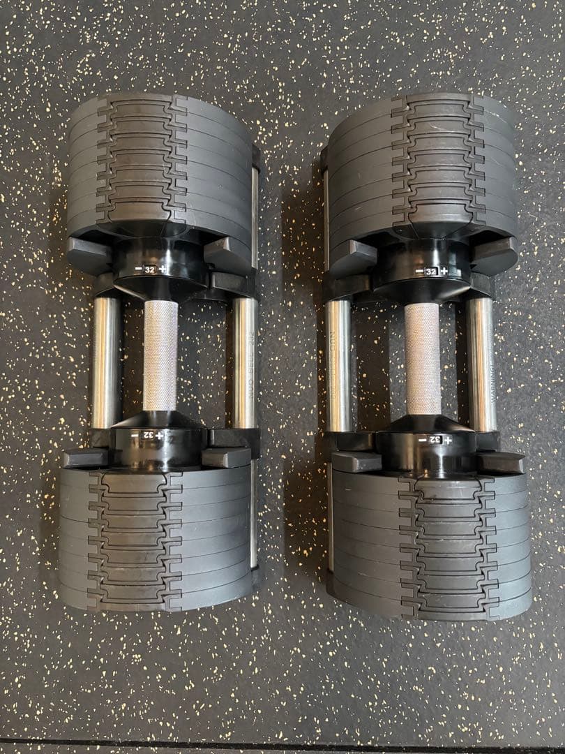 フレックスベル 正規品 可変式ダンベル 32kg ブラック　2kg刻み