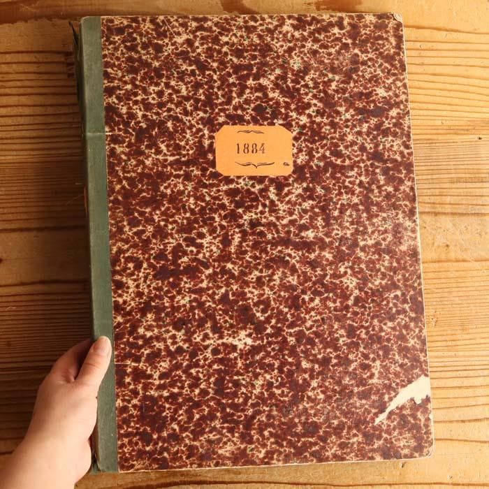 9】1884年 フランス アンティーク 洋書 PRINTEMPS ファッション誌