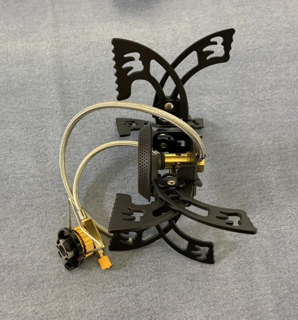 新品未使用‼保管品‼Buerk シングルバーナーコンロ+各種ガス缶アダプター