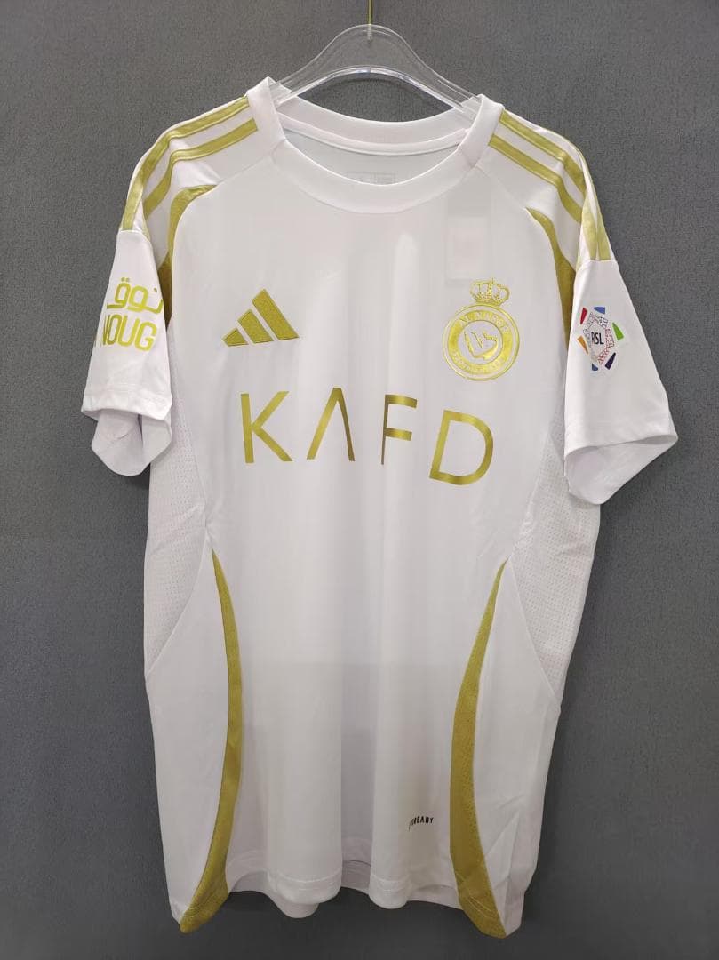 レアル・マドリード RONALDO シャツ ホワイト/ゴールド