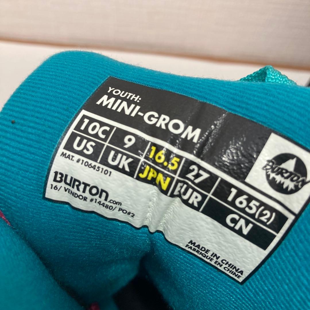 Burton　バートン　スノーボードブーツ　16.5　子ども　キッズ