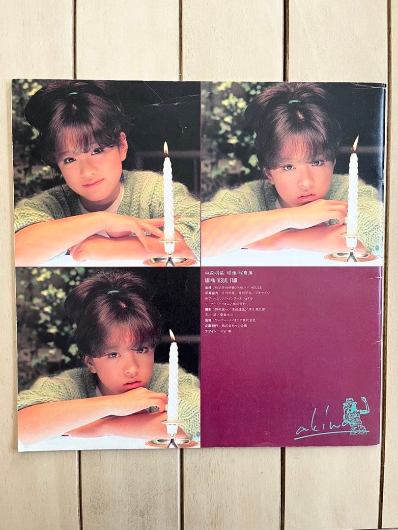 中森明菜 映像 写真展 AKINA VISUAL FAIR パンフレット 写真集