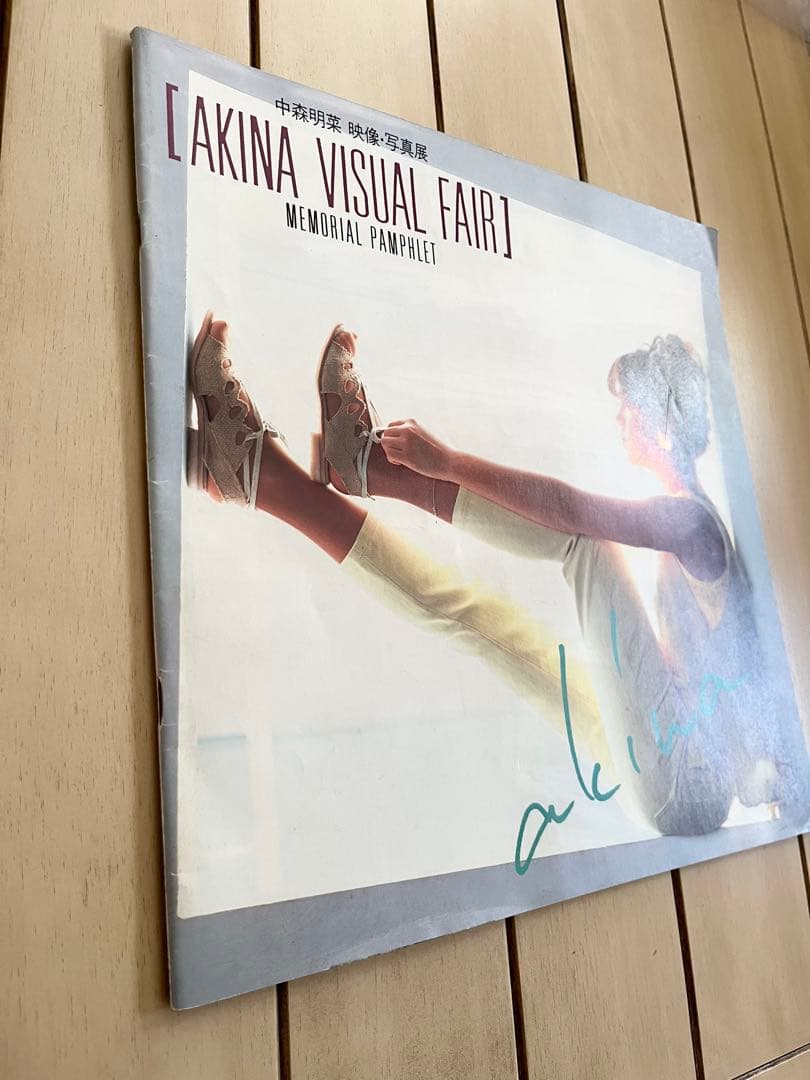 中森明菜 映像 写真展 AKINA VISUAL FAIR パンフレット 写真集