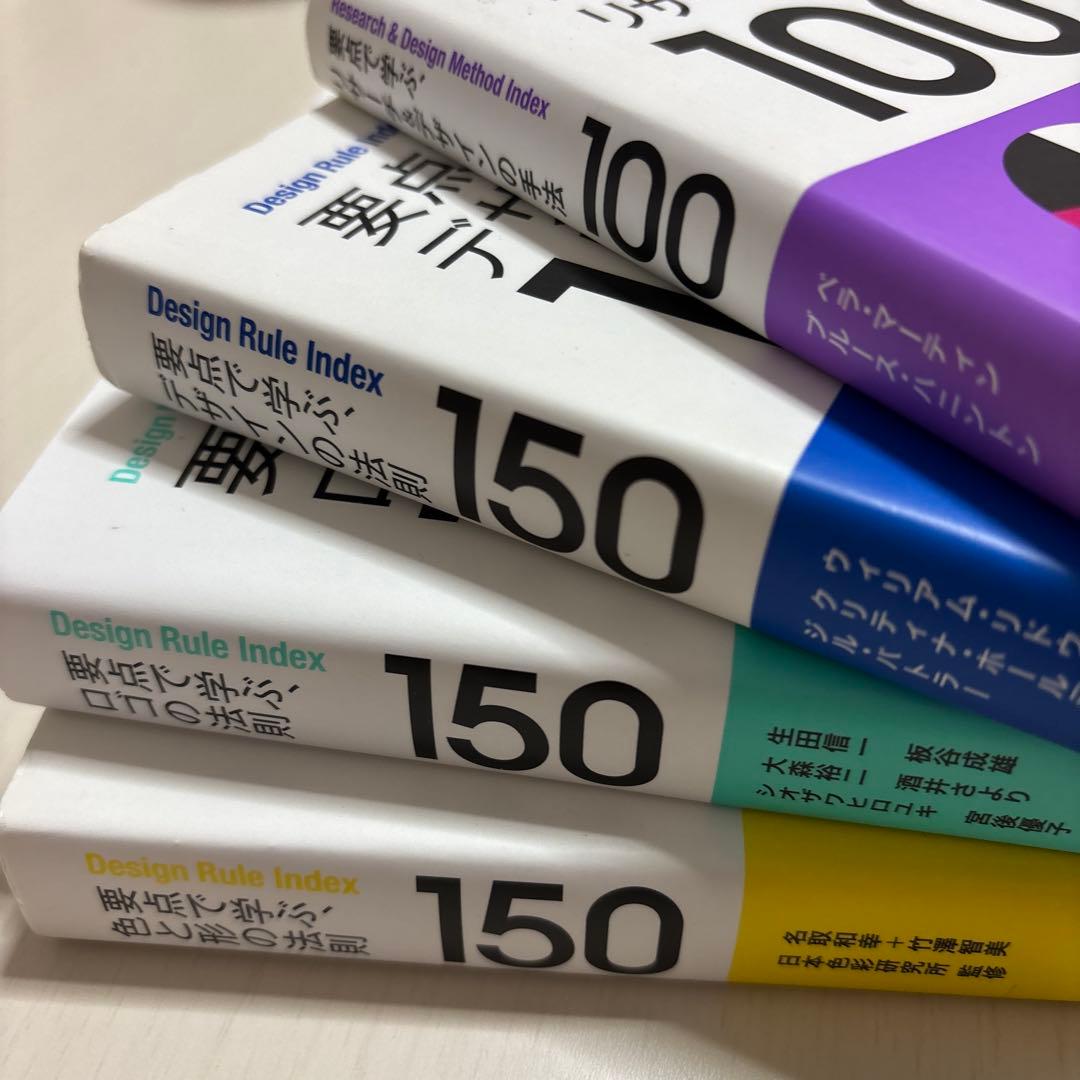 要点で学ぶ、デザインの法則150 他4冊セット