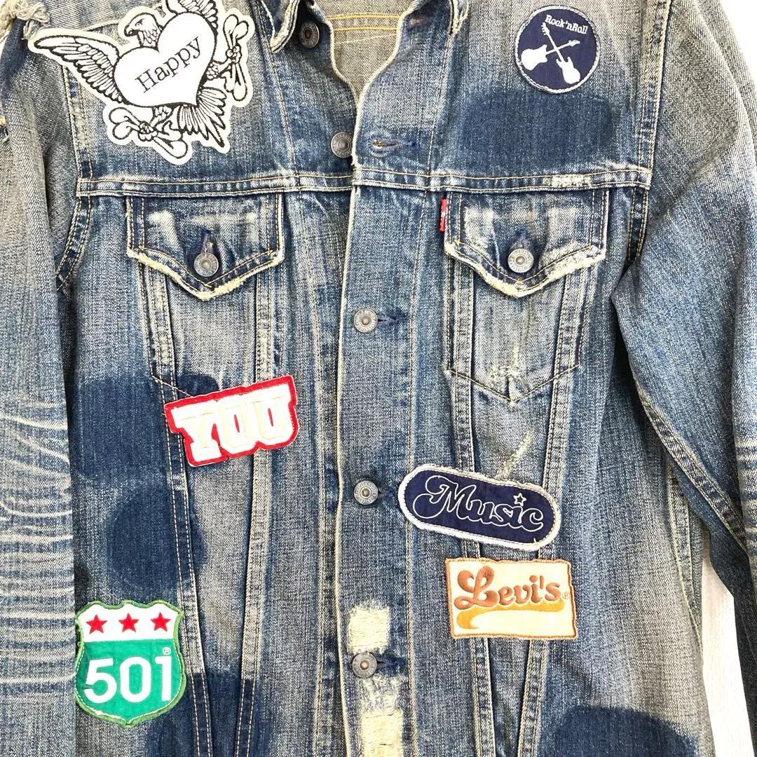 【c3フェット】Levi’sヴィンテージ加工オリジナルデニムジャケット