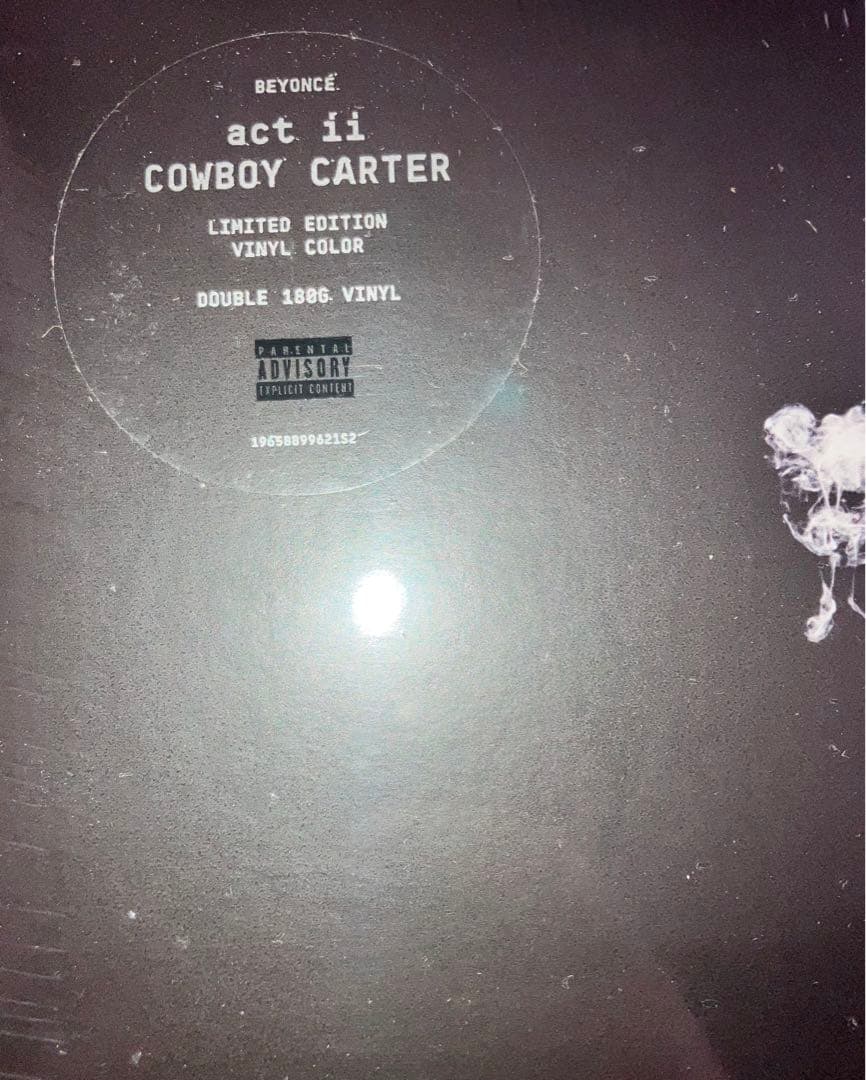 レア beyonce Cowboy Carter ブルー カラー レコード
