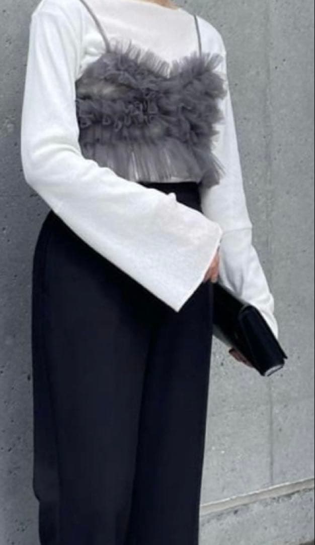 【COLLAGE GALLARDAGALANTE】チュールビスチェ