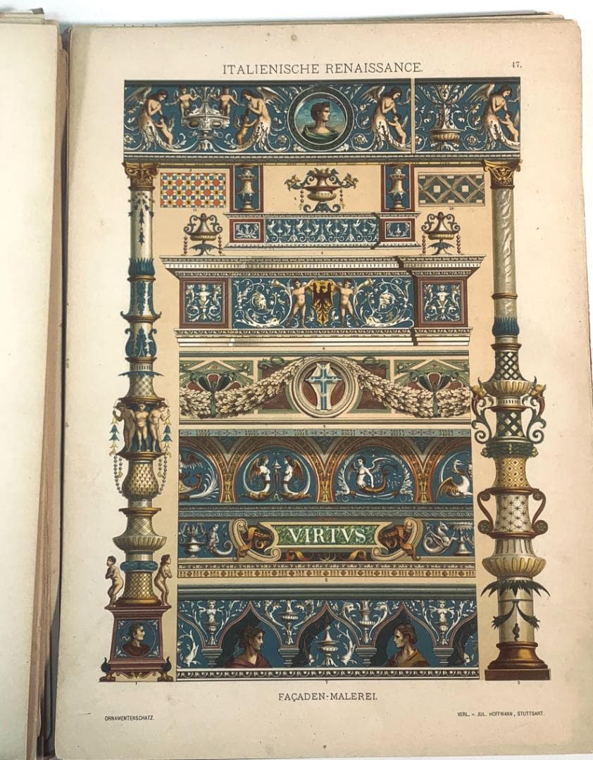 西洋装飾図集 オルナメント集成 大型図版集