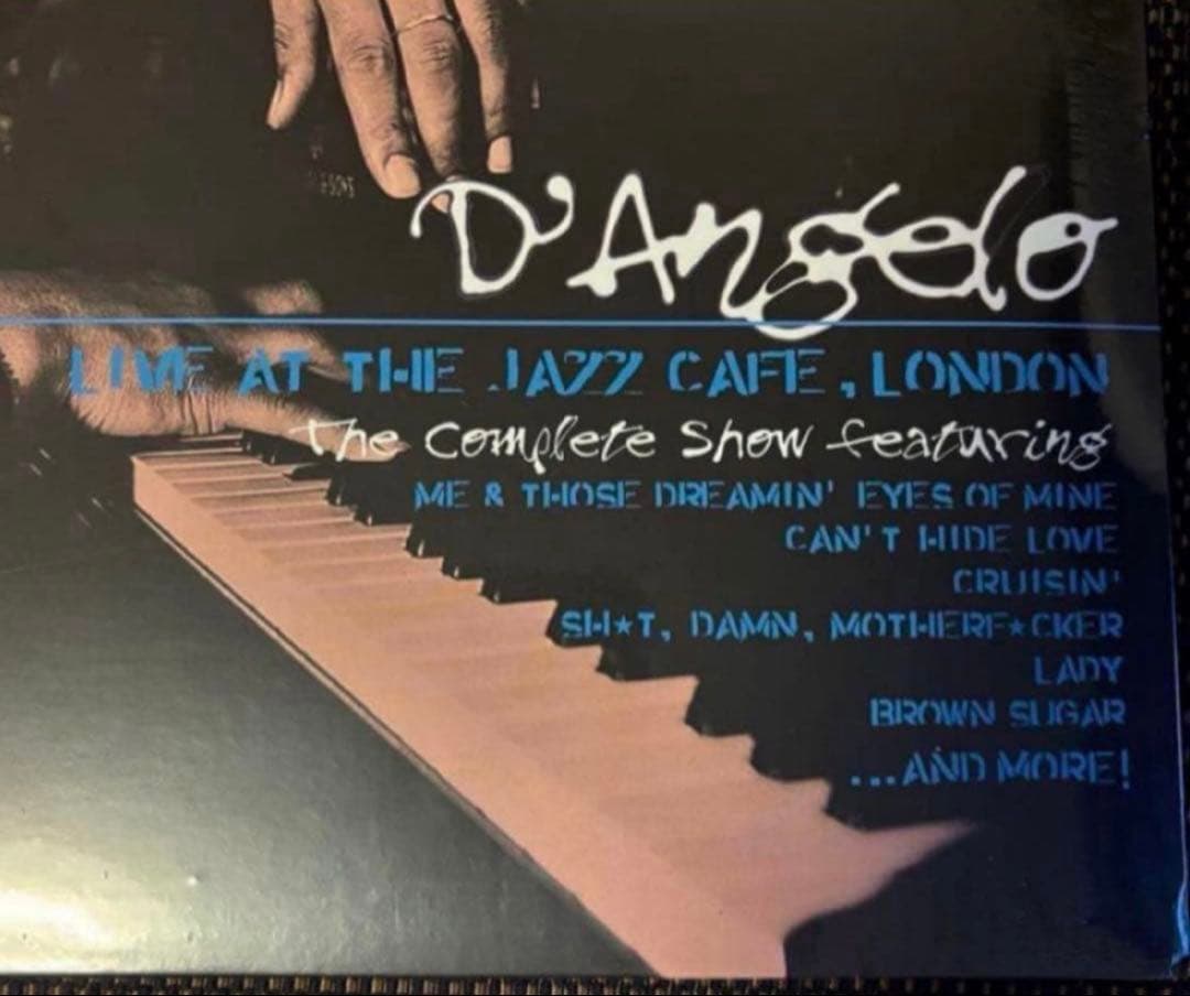 新品未開封ディアンジェロJAZZ CAFE LONDON ライブ盤2枚組レコード