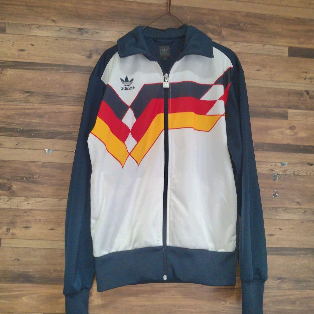 adidas ドイツ代表　90s エムブレムロゴ ハイネックトラックジャケット