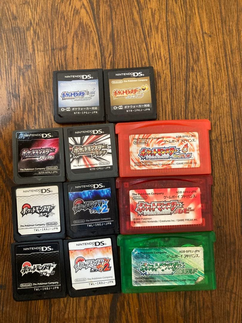 DS、GBAポケモンソフトセット＋DS本体