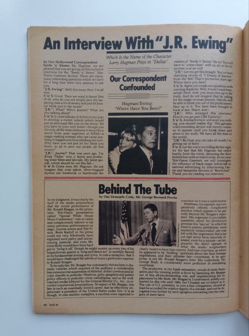 80s/VINTAGE/HIGH−TIME/FEBRUARY/1981/洋雑誌。