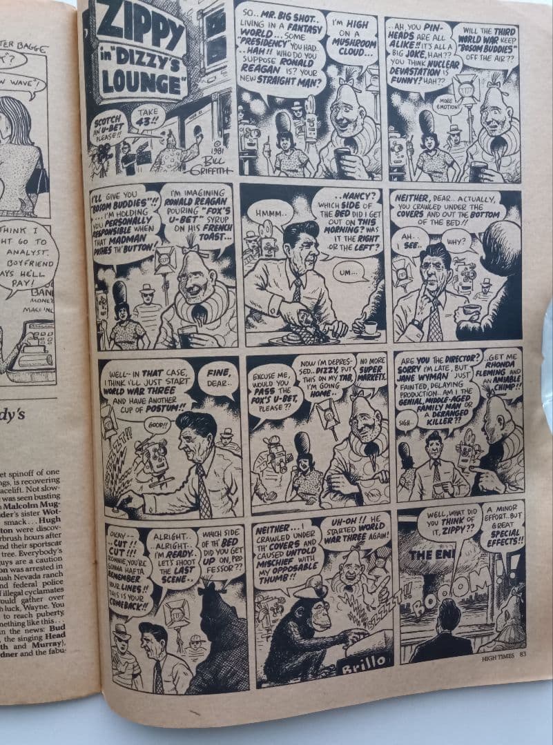 80s/VINTAGE/HIGH−TIME/FEBRUARY/1981/洋雑誌。