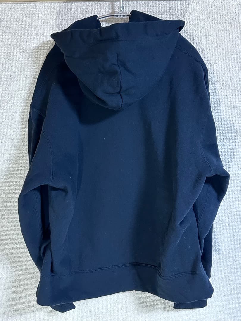 美品 北欧、暮らしの道具店　スッキリ着られる大人のパーカー　ブラック M