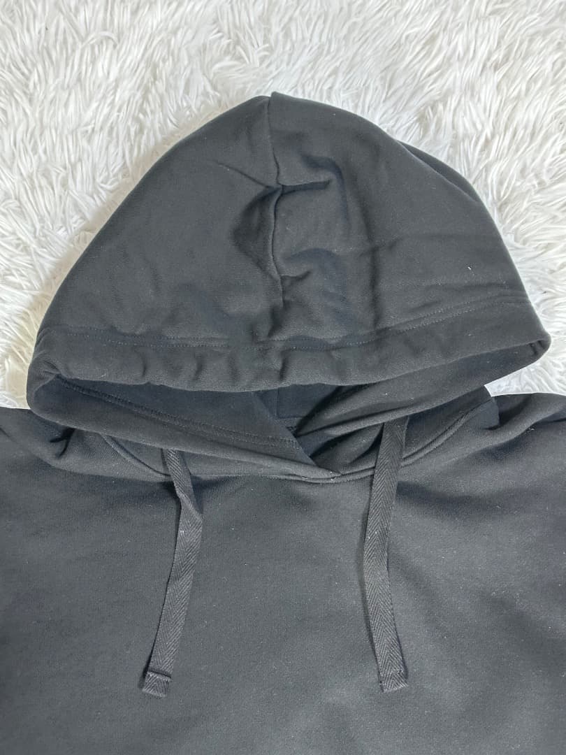 美品 北欧、暮らしの道具店　スッキリ着られる大人のパーカー　ブラック M