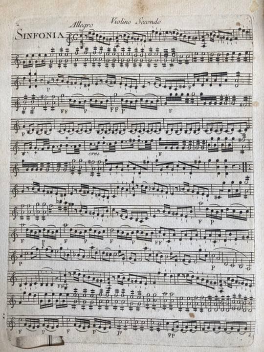 ヴァンハル：交響曲ハ長調Bryan C1（ca.1770）