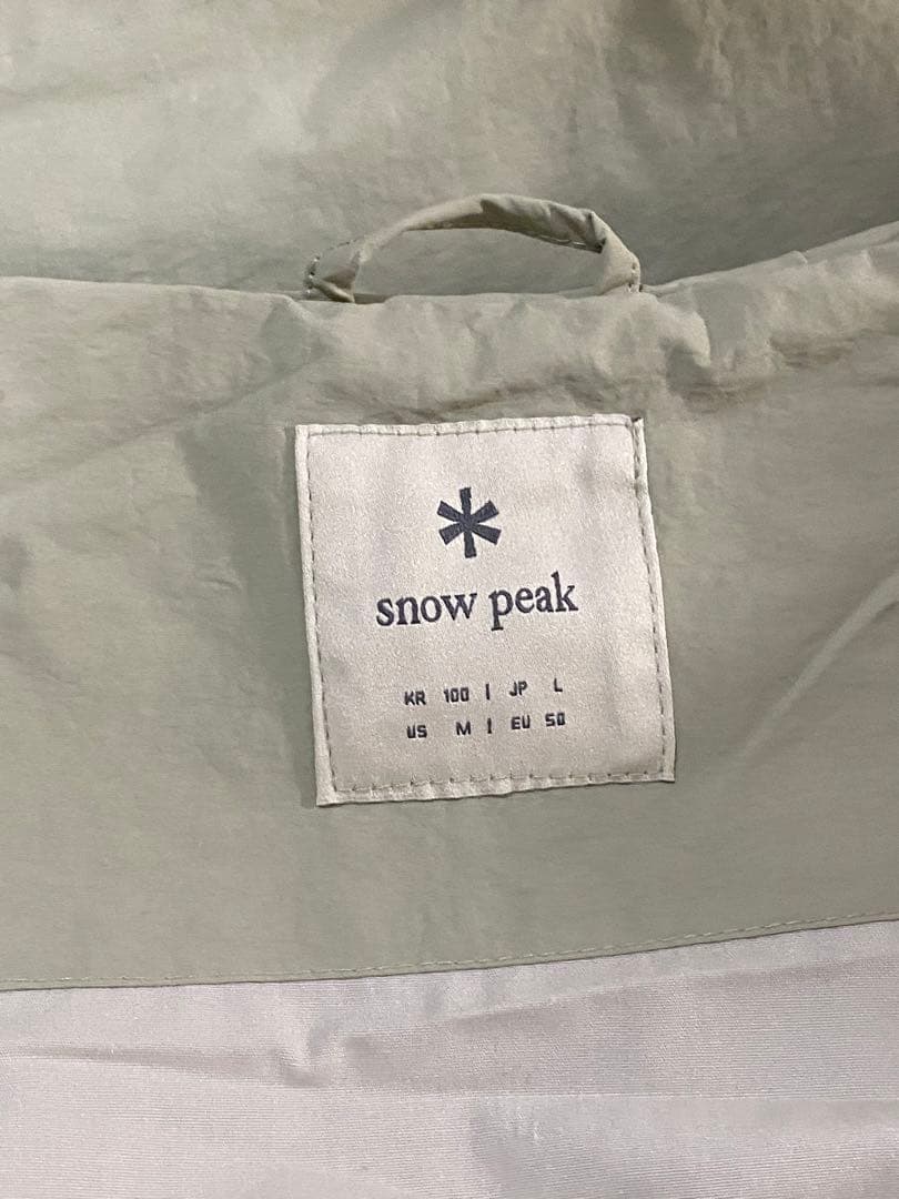 海外正規品 Peak スノーピーク　ウィンドブレーカージャケットLサイズ