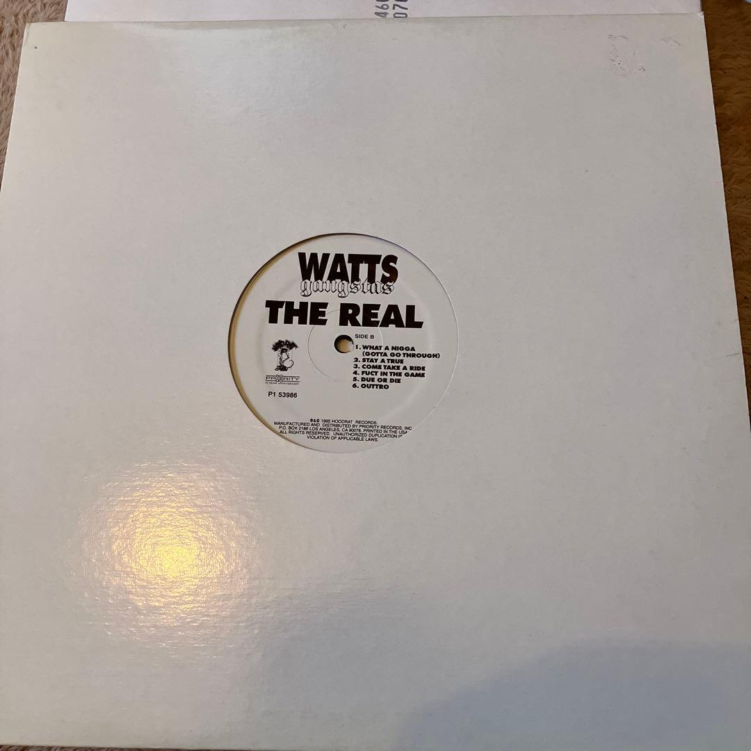 【G-RAP】 WATTS gangstas THE REAL レコード