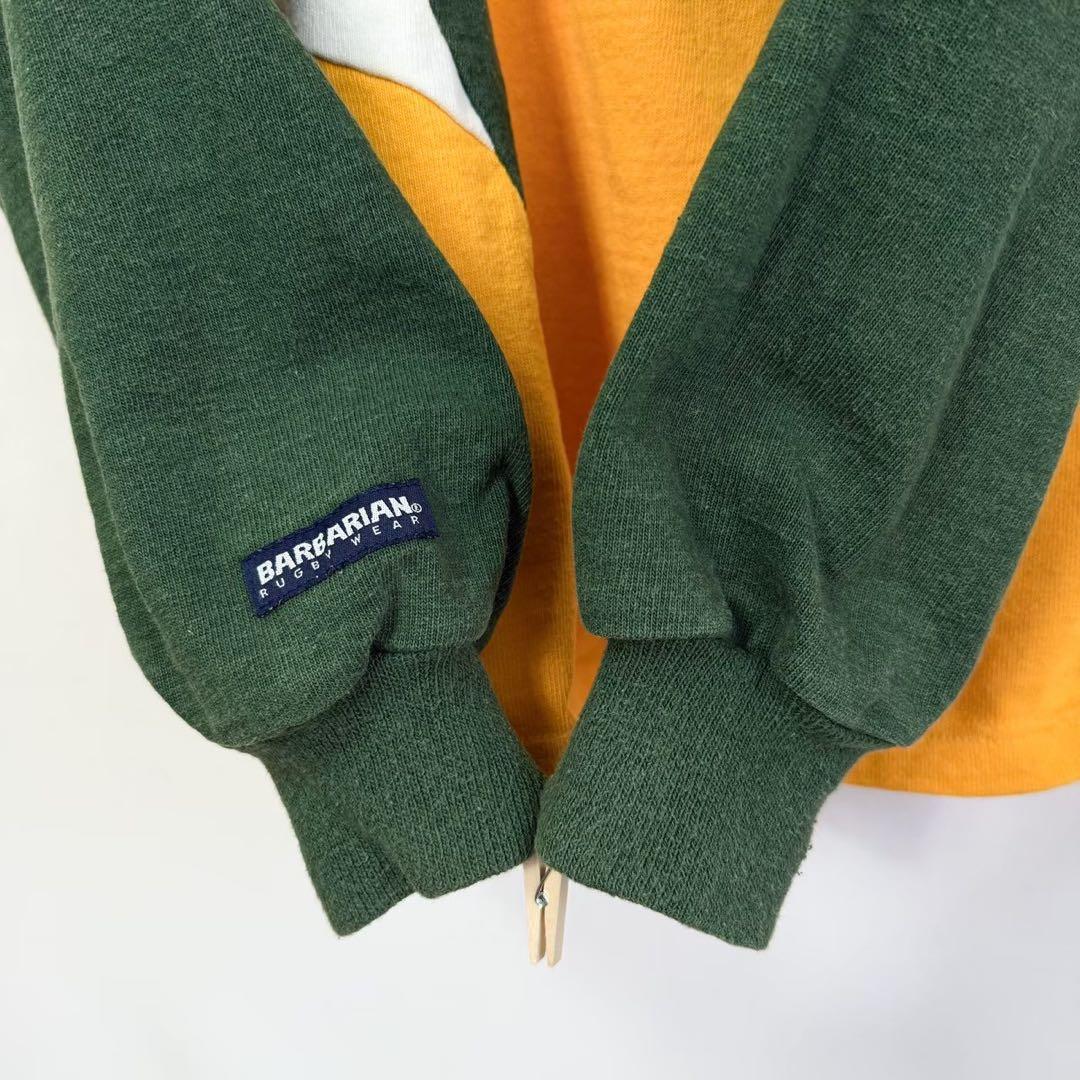 カナダ製 BARBARIAN バーバリアン 長袖 ラガーシャツ S65b