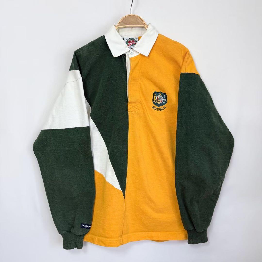 カナダ製 BARBARIAN バーバリアン 長袖 ラガーシャツ S65b