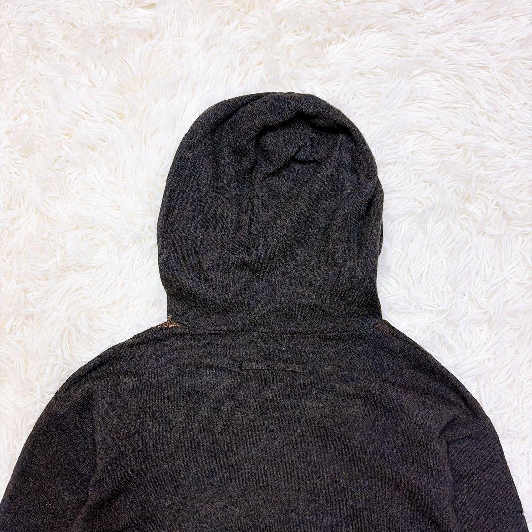 gaultier ゴルチエ　ウール混ニットパーカー　鯉柄　ジャガード　M