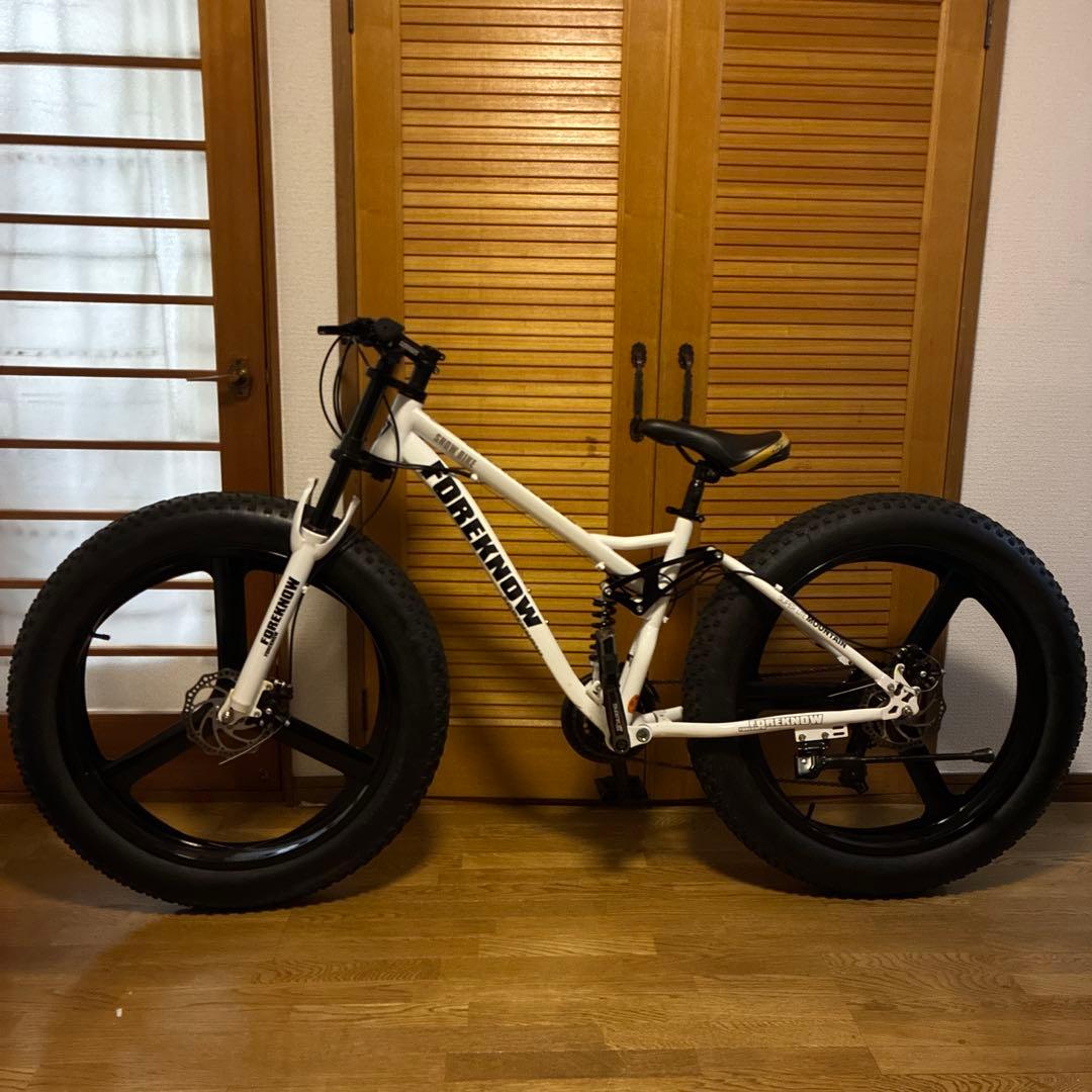 ファットバイク　自転車　引き取り希望　福島県　発送も追加料金で可能　カスタム品