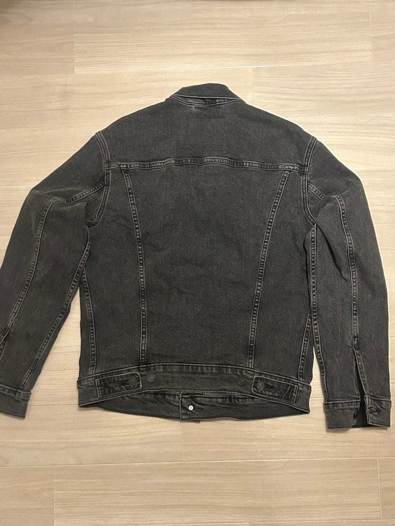 リーバイス　ブラック デニムジャケット リーバイスプレミアム　BigE サイズS